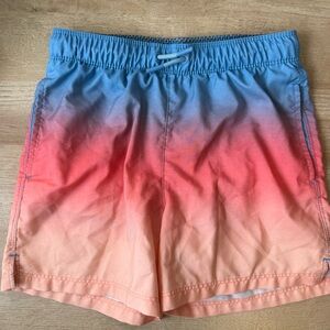 Boys’ Swim Trunks | Art Class | Ombré Orange & Blue | Size L (10/12)